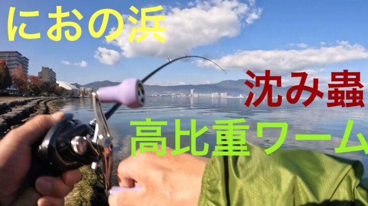 【バス釣り】ISSEI 一誠　沈み蟲釣行❗️ 琵琶湖　南湖