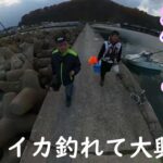 釣り日記♯７７ 積丹エギング ヤリイカ釣れて大興奮！古平港にて