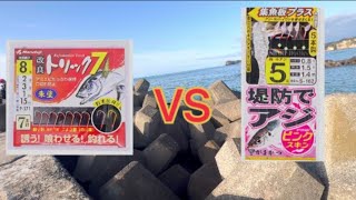 最強サビキ釣り対決‼︎トリックサビキと普通サビキどちらが釣れるか勝浦で検証