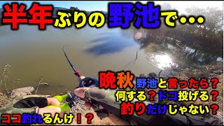 【バス釣り】半年ぶりにバス釣った男のリアクションが◯◯◯すぎた！