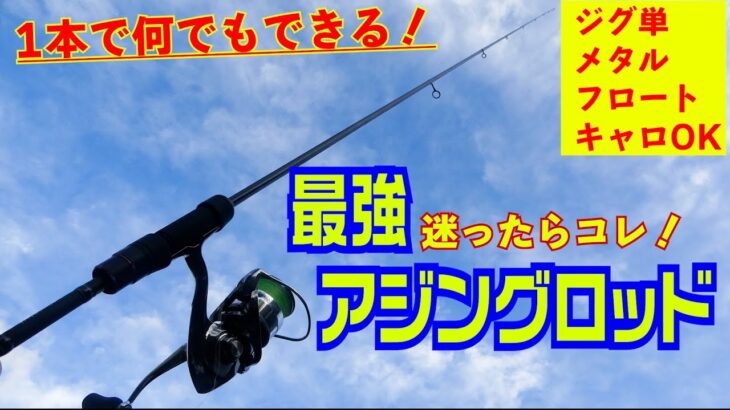 1本で何でもできる最強アジングロッド！ハイエンドに迷うならこの番手！軽量ジグ単、キャロ、メタルジグなんでも使えます