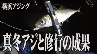 アジング戦争第18夜 激渋こそチャンス！勝利を掴む修行の成果ここに！【月下美人】【横浜海釣り】【アジング】