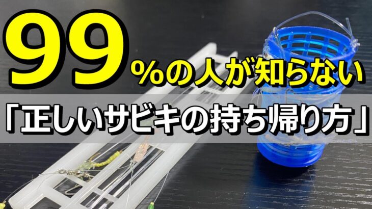 ストレス無し！究極のサビキ針収納法教えます！【54釣目】