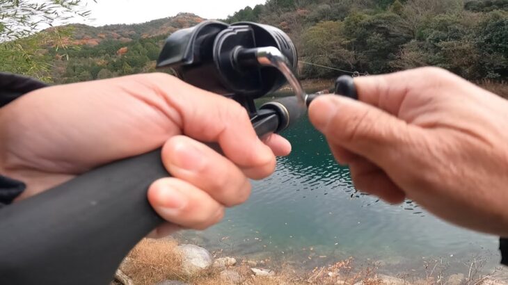 【bass fishing】懐かしいタックルを試してバス釣りした！　スピンキャスト　ASMR