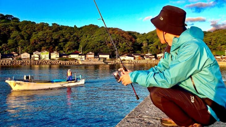 漁師さんの船が通過後にまさかの大物が‼