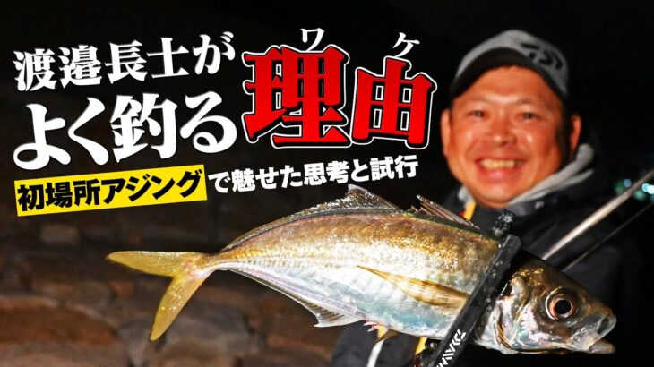 【初場所でアジング】名人の「考え方」と「釣り方」とは？　ダイワ・渡邉長士が教えます