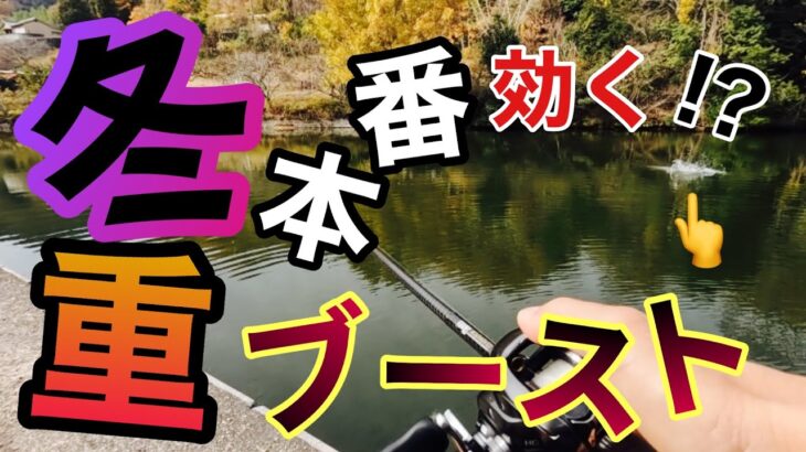 【バス釣り】冬到来！！厳しくなってもコレで釣れる!!