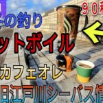 【ジェットボイル】で寒い釣りも行ける！?今日の旧江戸川シーバス情報!