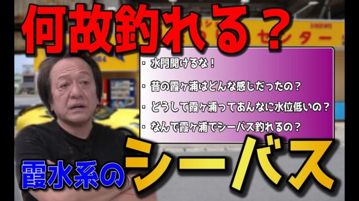 【村田基】何で釣れるの？霞が浦でシーバス釣りが出来る理由を解説【切り抜き動画】