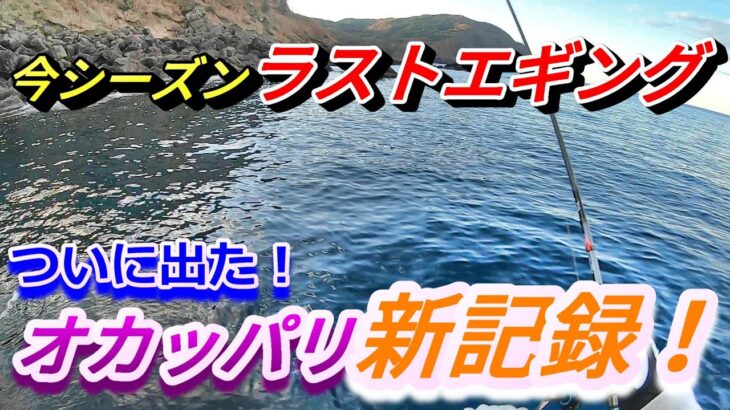 「必見！」最後に魅せた！青物も！？エギング最終戦でドラマが！