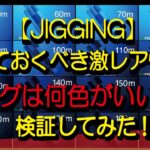 【ジギング】ジギングするなら絶対知っておくべき激レア情報！海底でジグの色はどんな色に変化するのか？どの色味が1番有効なのか？太陽光がどこまで届いているのか？検証してみた！【水中映像】