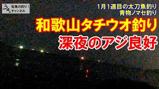 今年もよろしく、2023年年始釣り開始。太刀魚釣り、サビキ釣り、青物ノマセ釣り。1月1週目の太刀魚釣り、青物ノマセ釣り。