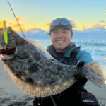 【サーフ釣り】ミノーにヒラメがガツンッ…！！冬の海で魚を引き出したルアーは？【新年初鮃】