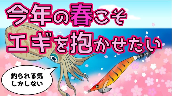 【2023】春エギングのポイント/色の選び方/号数とタイプ/シャクリ方/アオリイカの一生/アンケート結果による春エギング攻略法