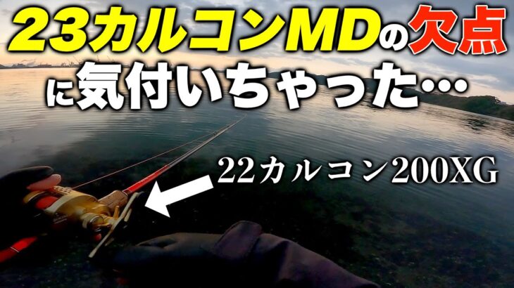 23カルコンMD300/400の致命的デメリットにインプレ前に気付く【ベイトシーバス】