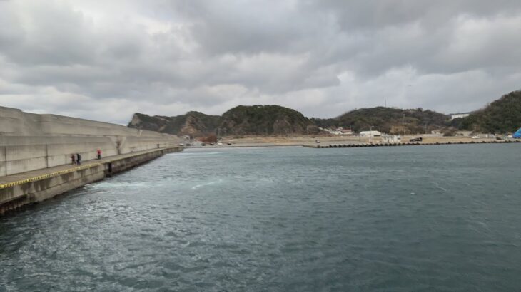 浜田市オバセ波止からLive イカ釣り