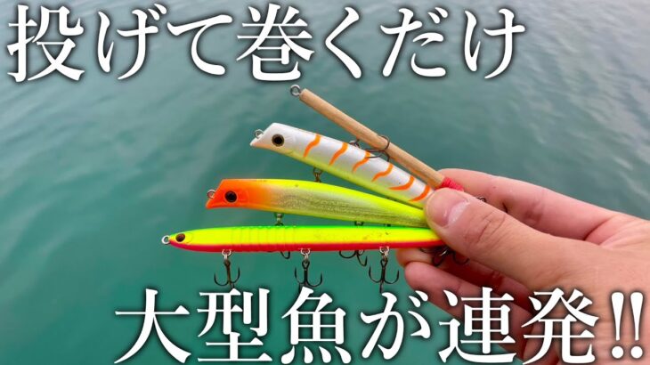 【ルアー釣りを始めるなら今！】巻くだけで大型魚が連発！一年で最も大物が釣れるバチ抜けの釣りを紹介