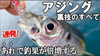 【誰でも簡単】アジングの釣果が倍増する仕掛け！さくっと遊んでみたらアジやカマスが連発！伝家の宝刀あの裏技でも一撃だった