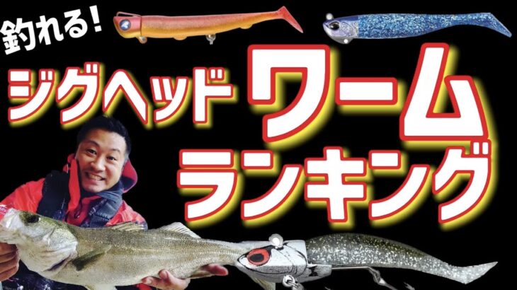 【シーバス】釣れるジグヘッドワームのランキング！