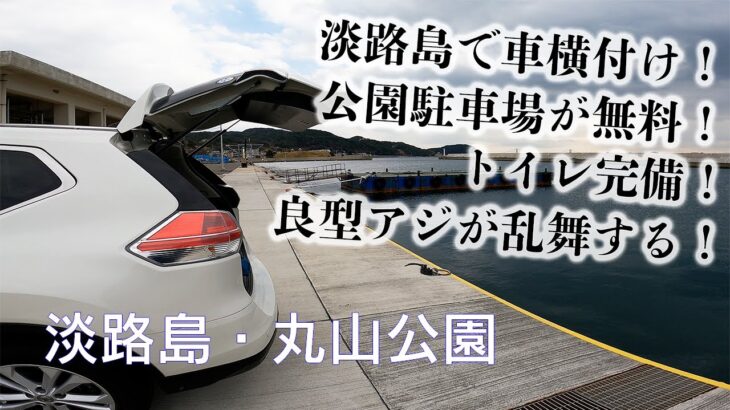 【釣り場動画#118】淡路島の車横付け釣りスポットはエギングやアジングが楽しい穴場の釣りスポット（丸山公園）