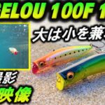 【水中映像】人気 シーバス ルアー　カゲロウ 124F と100Fの同時スイミング映像！Megabass KAGEROU