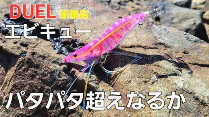 【エギング】イカの前にアングラーが釣られる？！DUELエビキュー！ふわふわ・ブルブルでアピール。