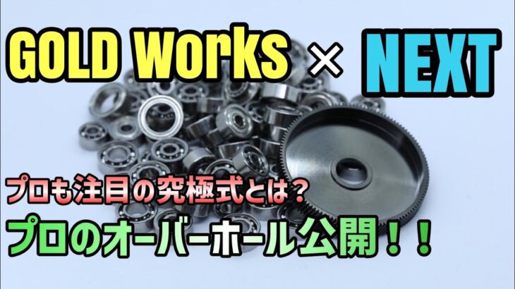 【GOLD Works】リールメンテナンスがわかる動画！プロのリールオーバーホールを公開！ゴールドワークス×BAIT ＆ TACKLE NEXTのイベントに参加！究極式も詳しく解説！