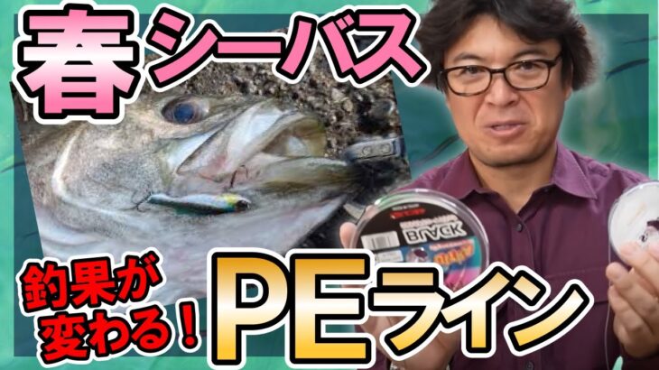 春シーバスPEライン！マイクロベイトパターンの釣果がかわる？　村岡昌憲【切り抜き】