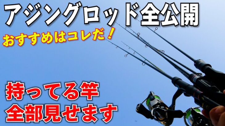 おすすめアジングロッドはコレだ！コスパロッドからハイエンドまで、プロ愛用竿全公開！