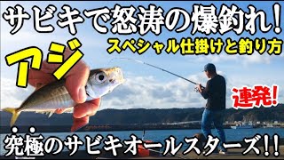 アジが爆釣れた２つのサビキ釣法！究極のサビキオールスターズで釣りしたら怒涛の入れ食いでアジや回遊魚が連発だった！→春を食います