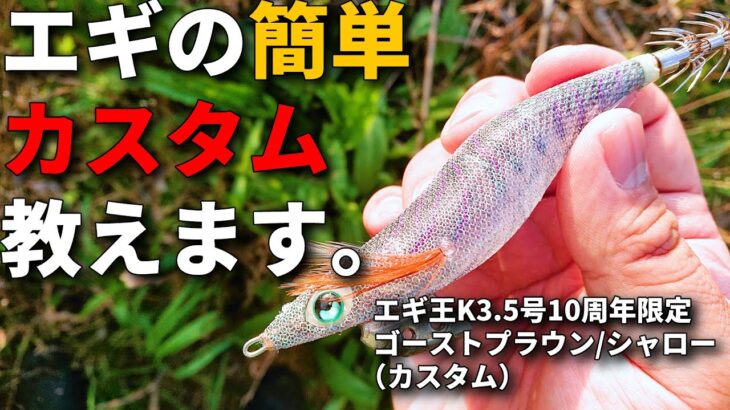 自分だけの理想のエギが作れる！誰でも簡単にできるエギのカスタム方法を教えます。