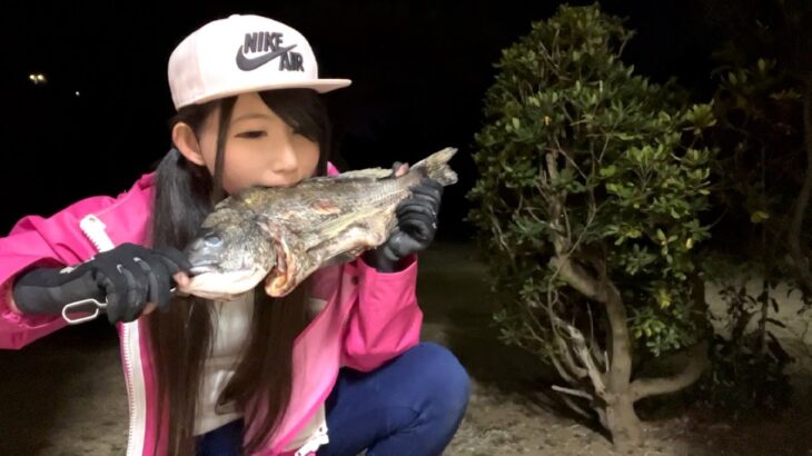 東京の荒川でデカ黒鯛が釣れたので丸焼きにして食べてみた！