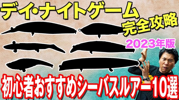 【最新版】初心者おすすめシーバスルアー10選！2023年！オヌマンのシーバス塾