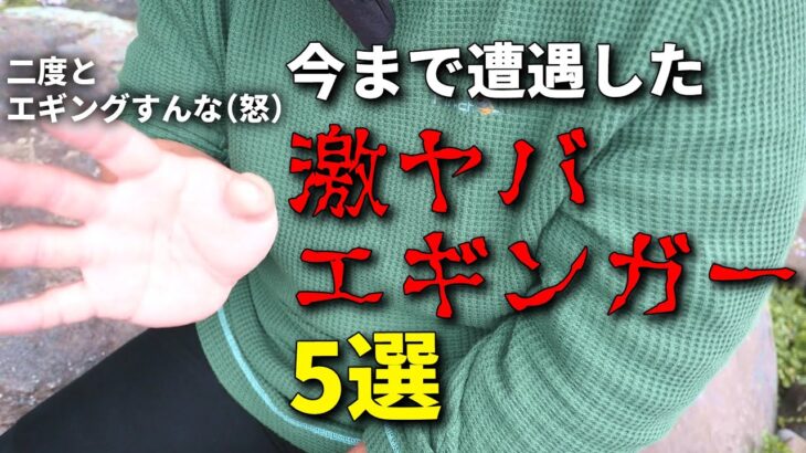 【激怒】マジで目を疑った、今まで遭遇した事のある激ヤバエギンガーについて話します。