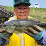 野池でブラックバス釣り④