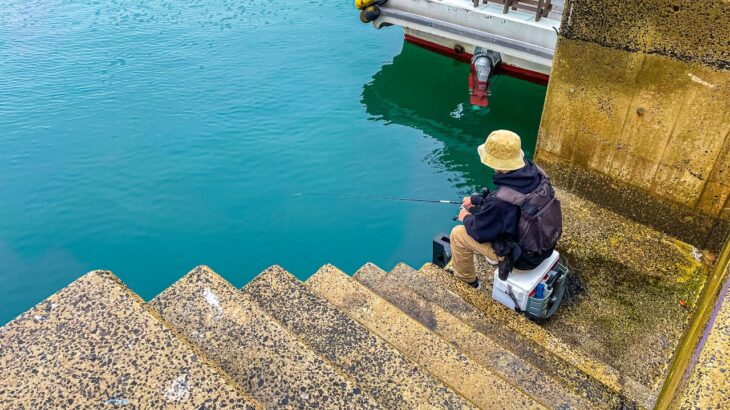 堤防の階段下で大物が連発する、この釣りがすごい