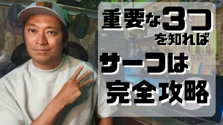 秘密全部公開　過去5年1000回以上釣行、釣果数百、年間300日釣行を目指す男のサーフ完全攻略術。