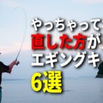 最悪竿折れます。絶対に直した方が良い、エギングの良くない投げ方6選。