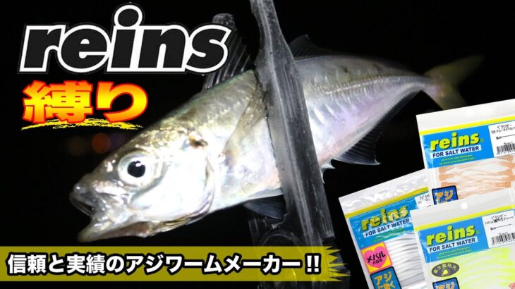 【reinsあればアジ釣れる！信頼と実績のアジングワーム!!】SOTvol,192