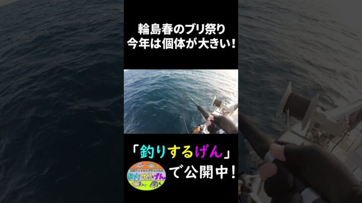 今年の輪島ブリはいつもと違う！春はジギングに出かけよう！