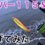 【サーフ釣り】今話題の新作ルアー!!リンバー115Sを投げてみた！