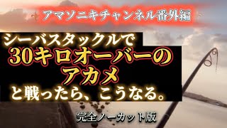 【30キロオーバーのアカメとシーバスタックルで戦ったら、こうなる】#ルアーフィッシング