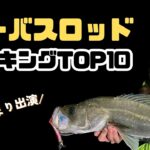 460万件の釣果から抜粋!!あのアングラーズが選ぶシーバスロッドTOP10#ディアルーナ #ラテオR #バルバル99