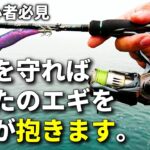 【初心者必見】釣れるはずのイカを逃すNG行為！春エギングで気を付けるべきポイントを解説します。