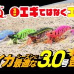 【NEW SIZE】もはやエギではなくエビ!! エビQから秋イカシーズンに最適な3号が登場！[YO-ZURI] (1321)