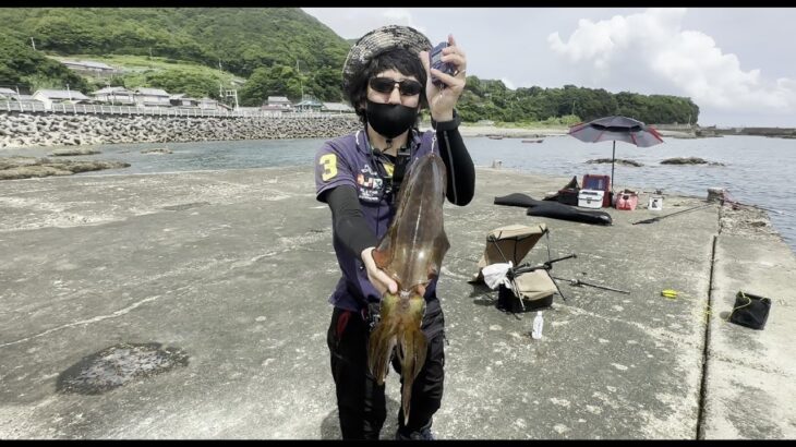 【絶好釣キロUP４杯】前編☀️真夏のデイアオリイカヤエン浮釣り2023年🦑🎣