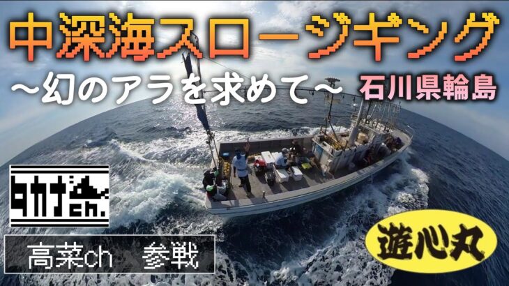 【石川県】中深海スロージギングでアラを狙った結果…編【遊心丸】