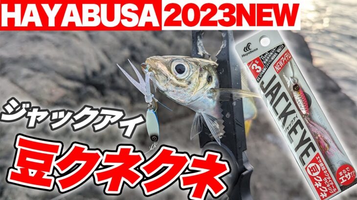 【ライト五目ジグ】ハヤブサの2023年の新商品！ジャックアイ豆クネクネでアジング！！