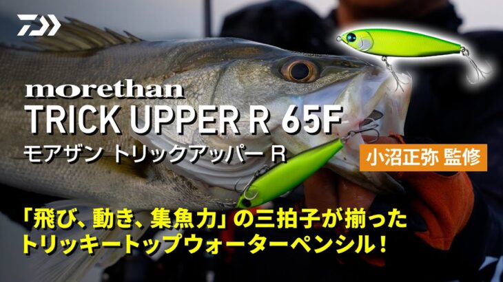 [シーバス]トリッキーなアクションでシーバスを魅了！トリックアッパーRに65F新登場！