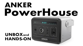 ANKER ポータブル電源 PowerHouse 開封と簡単な使用方法